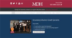 Desktop Screenshot of mdh.me.uk