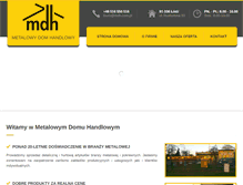 Tablet Screenshot of mdh.com.pl